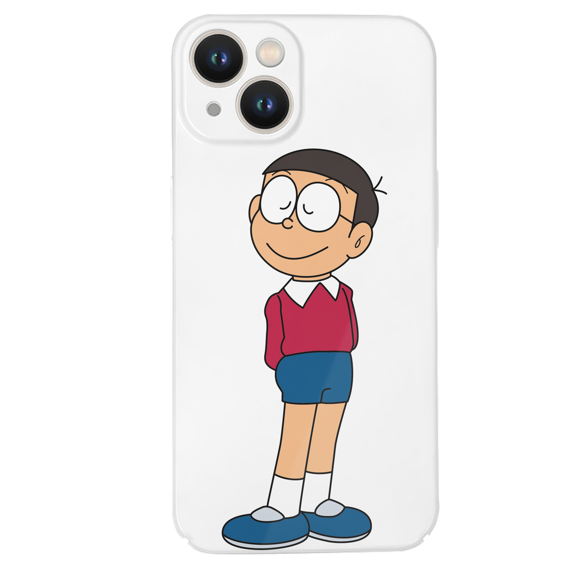 （画像用） ドラえもん 野比 のび太 Doraemon Nobita Nobi 【iPhone 14シリーズ対応】ハードケース